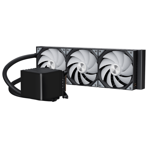 TRYX PANORAMA ARGB 360mm AiO Liquid CPU Cooler in Black